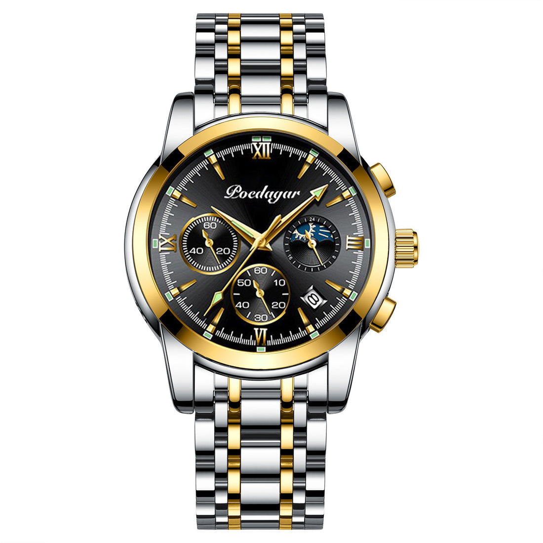 Multifunctional Men's Watch Luminous Waterproof Quartz Wrist Watch