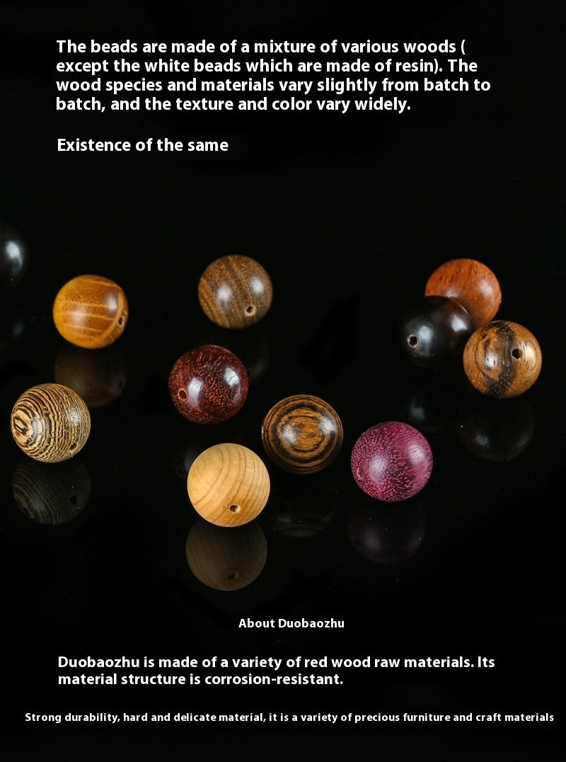 National Style Wooden Beaded Bracelet Bracelets 108 PCs